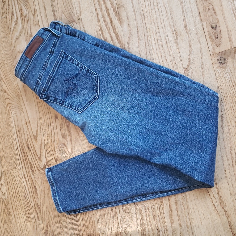 (W27) Adriano Goldschmied Skinny Ankle Jeans Denim Modern Cropped Streetwear